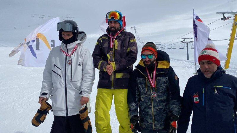 پانار | پارس ساختار |  اسکی اسنوبرد بین‌المللی لبنان؛ حسین‌زاده نایب قهرمان شد