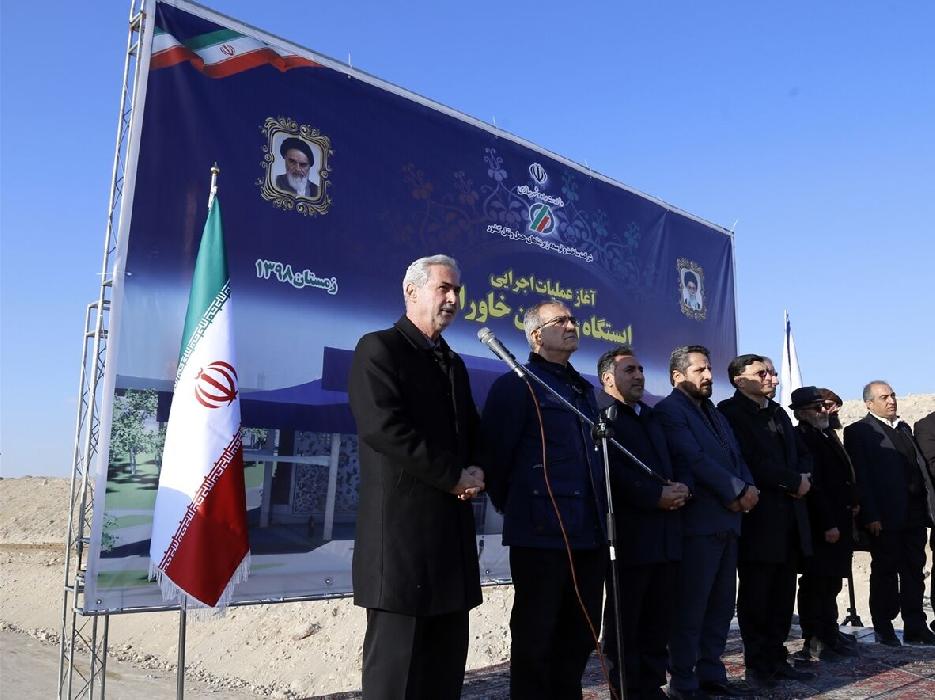 پانار | پارس ساختار | عملیات اجرایی ایستگاه راه‌آهن خاوران تبریز آغاز شد