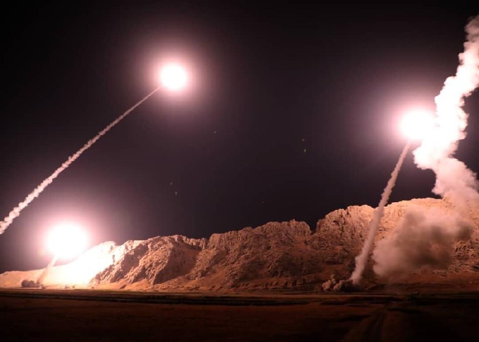 پانار | پارس ساختار | انتقام سخت با شلیک دهها موشک به پایگاه آمریکایی عین‌الاسد