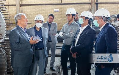 پانار | پارس ساختار | بازدید مدیر طرح و توسعه شرکت برق منطقه ای کرمان به همراه مدیرعامل شرکت مشاور توسعه صنعت برق ایران از شرکت پارس ساختار